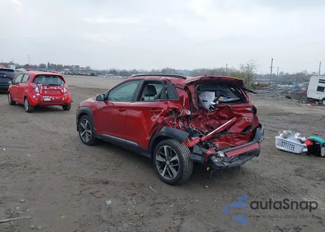 2019 Hyundai Kona Limited z USA, uszkodzony, nr VIN KM8K3CA55KU252054